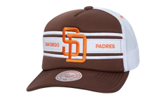 MLB Cooperstown Sideline Trucker Cap "San Diego Padres - Brown" HT8669 SDPBROW