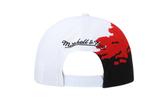 NCAA Paintbrush Snapback Cap "UNLV Rebels - White / Black" HHSS3302 LVEYYPPPWHBK