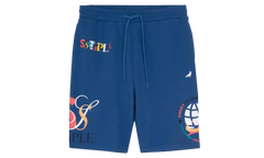 McBaine AOP Sweatshort "Blue" 354BBBBB