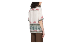 Media Naranja Open Collar Shirts "Beige" 963547