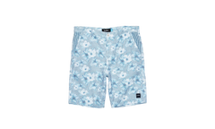 Hibiscus Seersucker Digital Print Short "Blue" 1543B4002 BLU