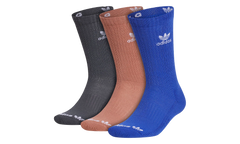 COLOR WASH CREW SOCKS - 3 PACK "Blue / Gray / Clay" GB3945C