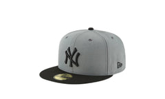 59Fifty MLB New York Yankees Storm Gray Basic Fitted Hat "Grey" 11591121