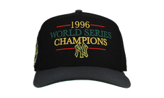 9FIFTY New York Yankees 1996 World Series A Frame Snapback Hat "Black / Graphite" NE239