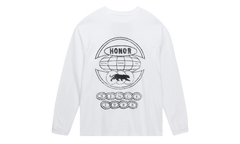 Global Logo Long Sleeve Tee "White" HTG250545 WHIT