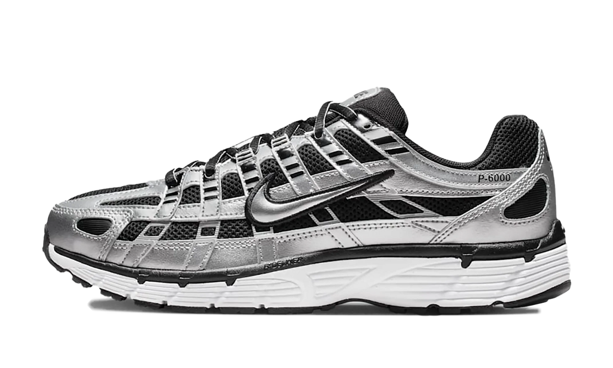 P-6000 Womens"Metallic Silver Black'" BV1021-013