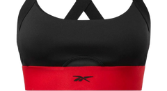 Cardi B Workout Bra WMNS "Black / Red" H48421