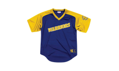 NBA Final Seconds Mesh V-Neck Shirt "Golden State Warriors - Blue" BA87OQ GSW B JXY