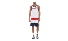 Quillan Graphic Tank Top "White / Peacoat" LM015758 100