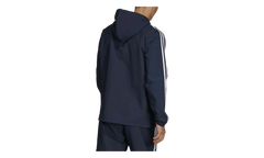 Essentials 3-Stripes Woven Windbreaker Jacket "Navy Blue" DU0461