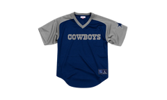 NFL Final Seconds Mesh V-Neck Shirt "Dallas Cowboys - Blue" FA87OP DCO A K9A