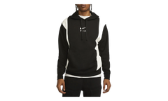 Air Fleece Pullover Hoodie "Black / Summit White" FN7691 010
