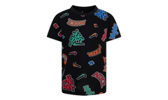Swoosh 'Just Do It' Tee GS "Black / Multicolor" 86M360 023