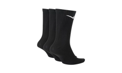 Everyday Lightweight Training Crew Socks (3 Pairs) "Black / White" SX7676 010