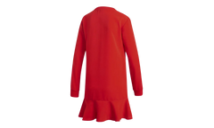 3 Stripe Long Sleeve Dress WMNS "Red" DW3880