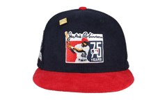 59FIFTY Jackie Robinson Act Accordingly Collection Ebbets Field Patch Fitted Hat "Navy / Red" NE135