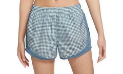 TEMPO GINGHAM RUNNING SHORTS WMNS"Blue" DH3067 424